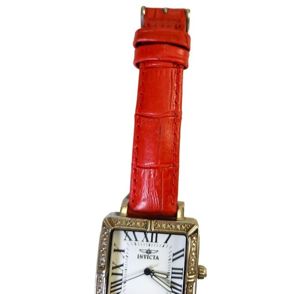 Invicta Women’s Wildflower Collection Square Tank Quartz Watch, Model 12410 - Picture 3 of 11